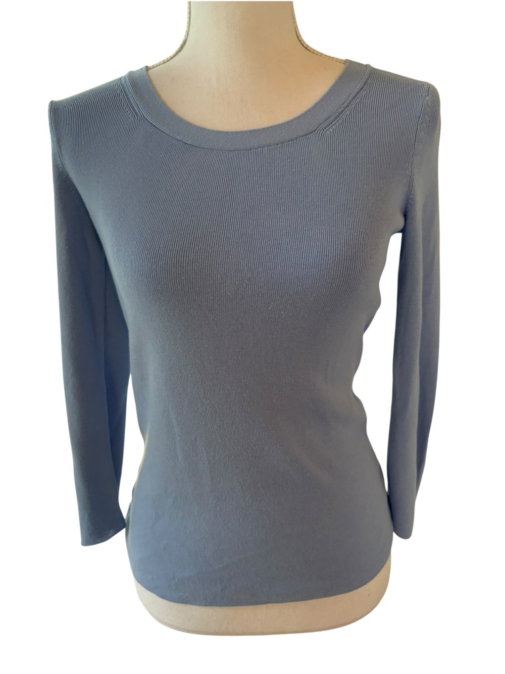 Talbots Scoop Neck ¾ Length Sleeve Lightweight Sweater.  Size XS